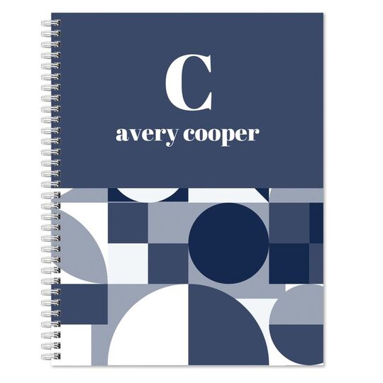Abstract Pattern Spiral Notebook